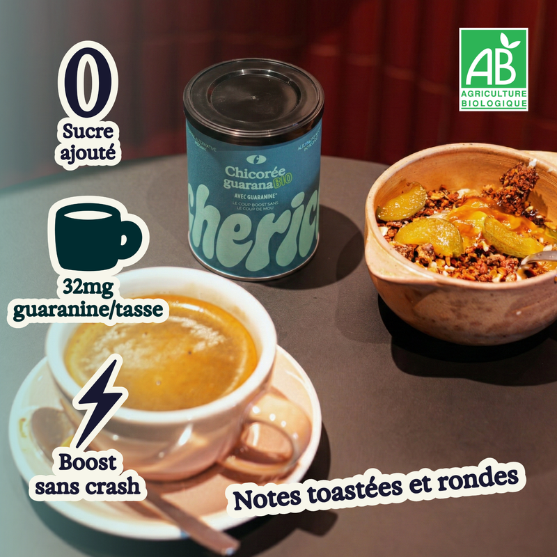 Chicorée & guarana bio