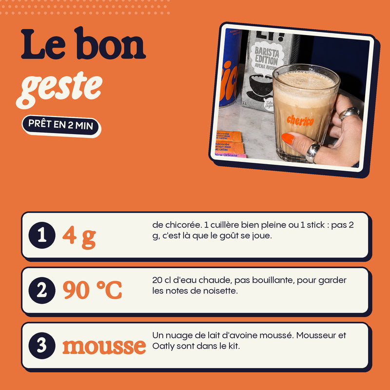 Préparer sa chicorée Cherico en 2 minutes