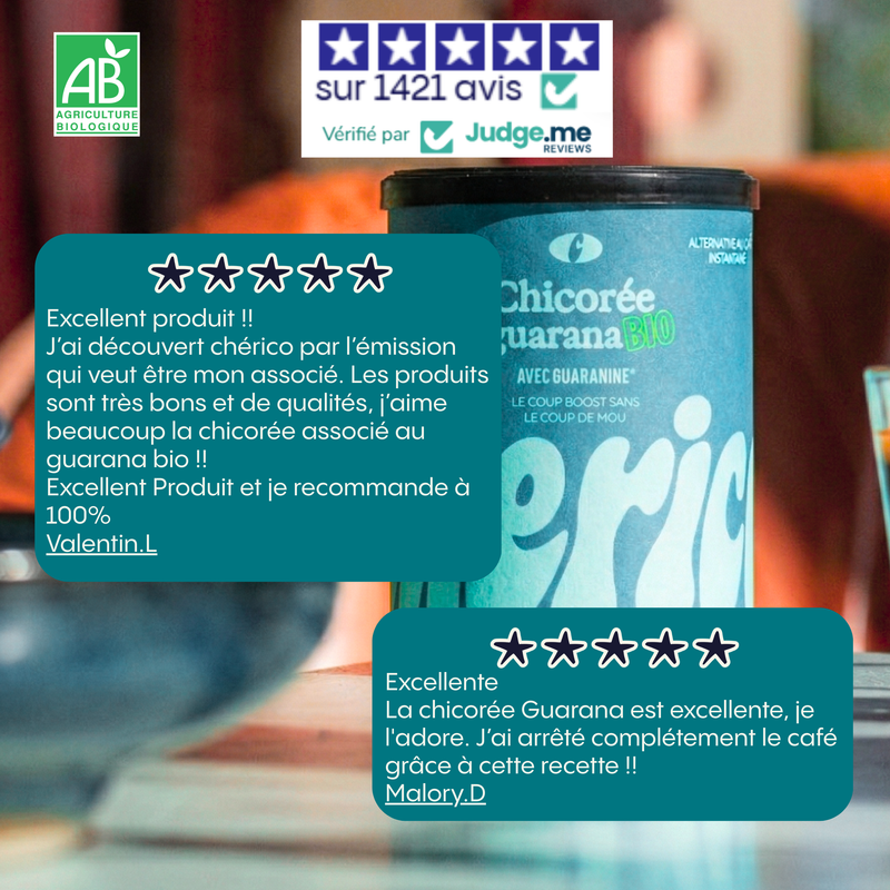 Chicorée & guarana bio
