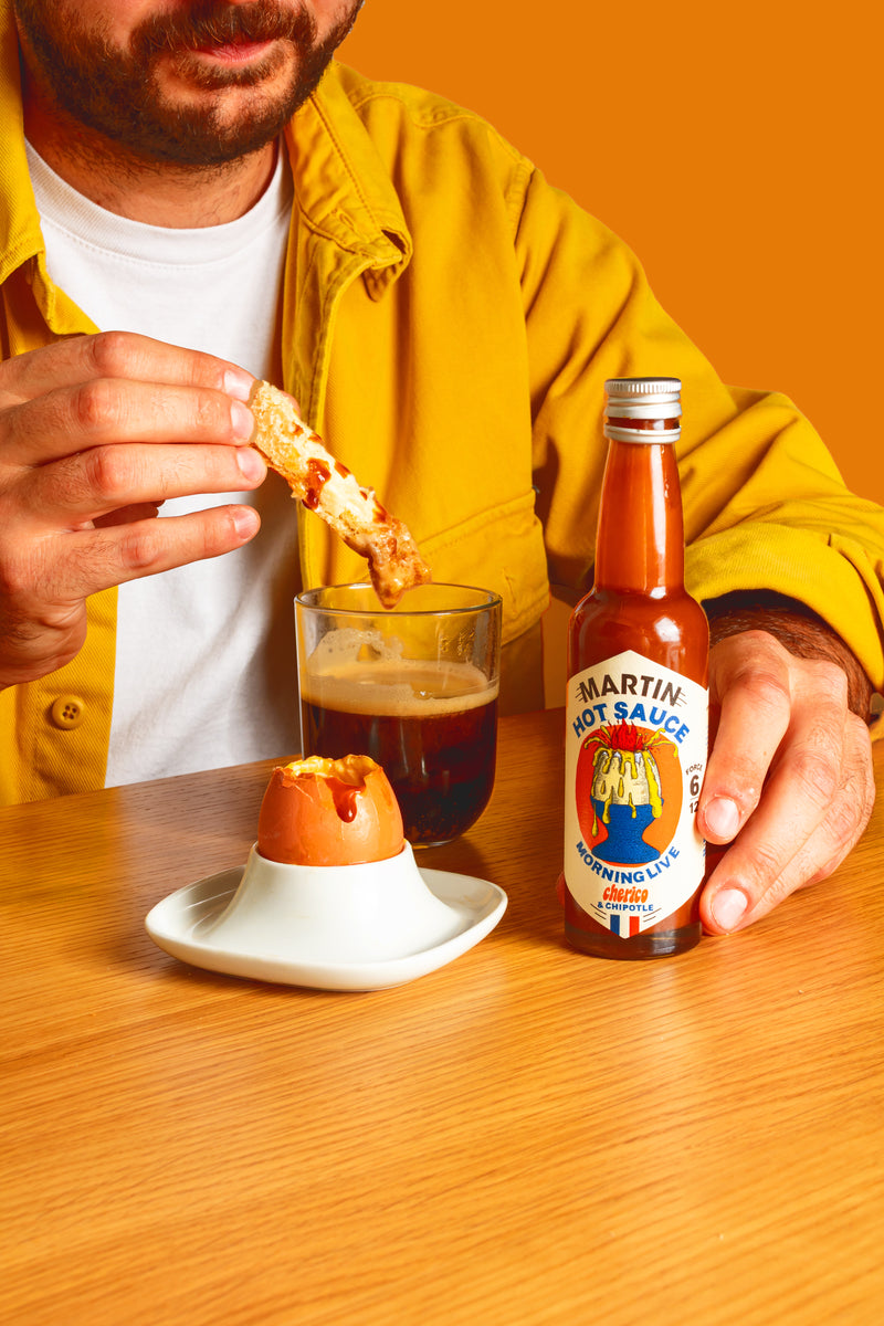 Œuf à la coque relevé à la sauce Morning Live